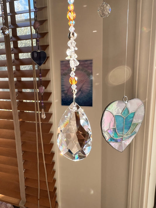 ヒーリング・サンキャッチャー (癒し・浄化・開運) - CRYSTAL LIGHT