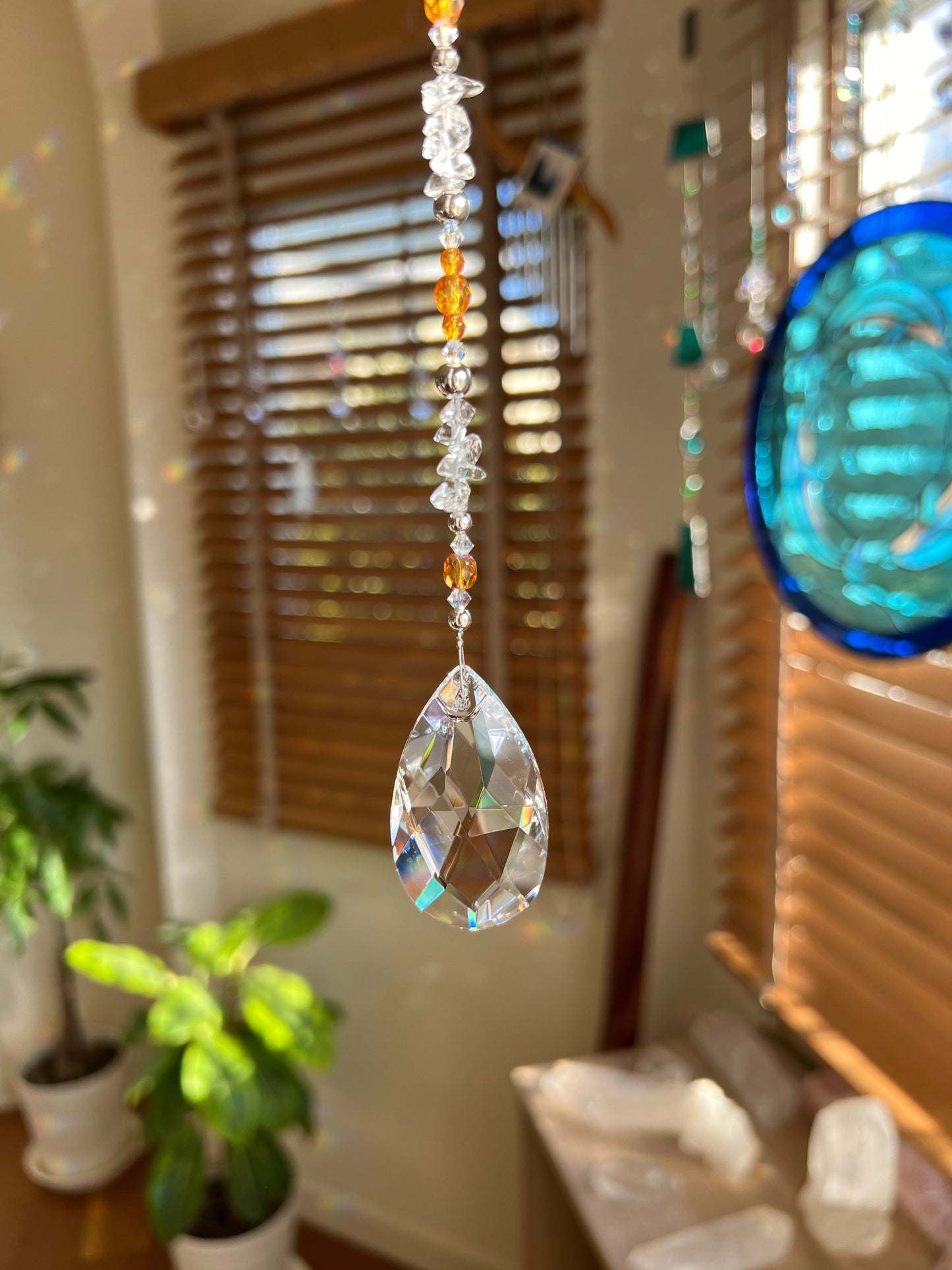 ヒーリング・サンキャッチャー (癒し・浄化・開運) - CRYSTAL LIGHT