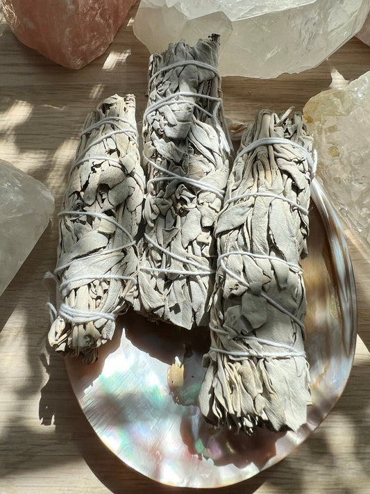 浄化用・ホワイトセージ&パールシェル - CRYSTAL LIGHT