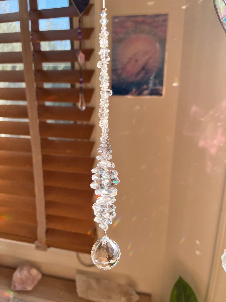 プラチナム・クリスタル サンキャッチャー オールマイティ（全体運）【送料無料】 - CRYSTAL LIGHT